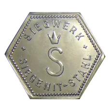 Жетон игровой компания  «SIEGENIT-STAHL» (вид 2)