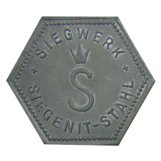 Жетон игровой компания  «SIEGENIT-STAHL» (вид 2)