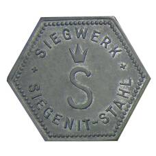 Жетон игровой компания  «SIEGENIT-STAHL» (вид 2)