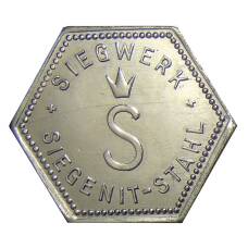 Жетон игровой компания  «SIEGENIT-STAHL» (вид 2)