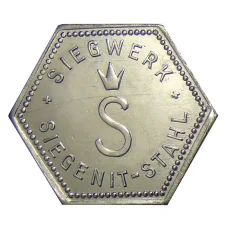 Жетон игровой компания  «SIEGENIT-STAHL» (вид 2)
