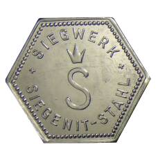 Жетон игровой компания  «SIEGENIT-STAHL» (вид 2)
