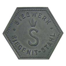 Жетон игровой компания  «SIEGENIT-STAHL» (вид 2)