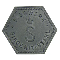 Жетон игровой компания  «SIEGENIT-STAHL» (вид 2)