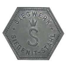 Жетон игровой компания  «SIEGENIT-STAHL» (вид 2)
