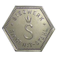 Жетон игровой компания  «SIEGENIT-STAHL» (вид 2)