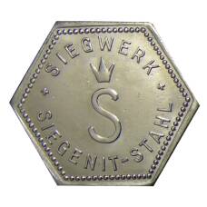 Жетон игровой компания  «SIEGENIT-STAHL» (вид 2)