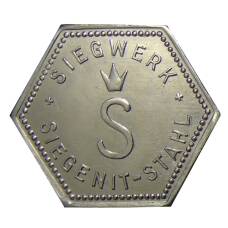 Жетон игровой компания  «SIEGENIT-STAHL» (вид 2)