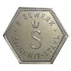 Жетон игровой компания  «SIEGENIT-STAHL» (вид 2)