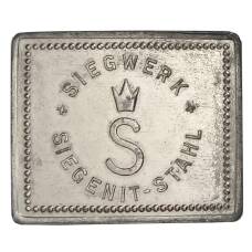 Жетон на 1 обед компания «SIEGENIT-STAHL» (вид 2)