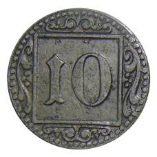 Монета 10 пфеннигов 1918 года Германия Нотгельд — Мюнстер (реверс)