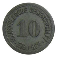 Монета 10  пфеннигов 1918 года Германия Нотгельд — Айслебен (реверс)