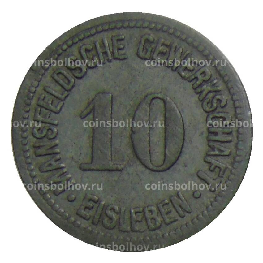 Монета 10  пфеннигов 1918 года Германия Нотгельд — Айслебен (вид 2)