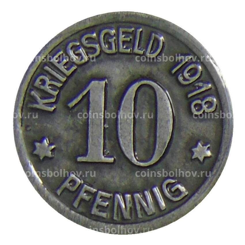 Монета 10  пфеннигов 1918 года Германия Нотгельд — Кобленц (вид 2)