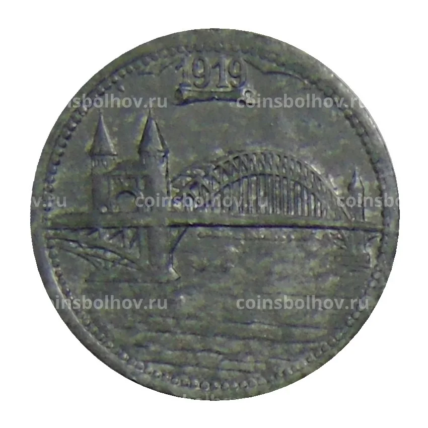 Монета 5  пфеннигов 1919 года Германия Нотгельд — Бонн