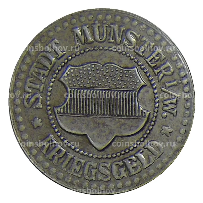 Монета 25  пфеннигов 1918 года Германия Нотгельд — Мюнстер (вид 2)