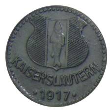 Монета 10 пфеннигов 1917 года Германия — Нотгельд Кайзерслаутерн (аверс)