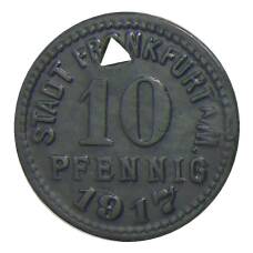 Монета 10 пфеннигов 1917 года Германия — Нотгельд Франкфурт на Майне (аверс)