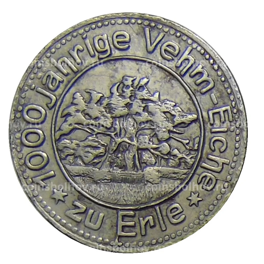 Монета 10 пфеннигов 1919 года Германия — Нотгельд Харрикейт Ламбек (вид 2)