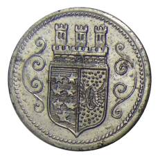 Монета 10 пфеннигов 1920 года Германия — Нотгельд Охлигс (аверс)