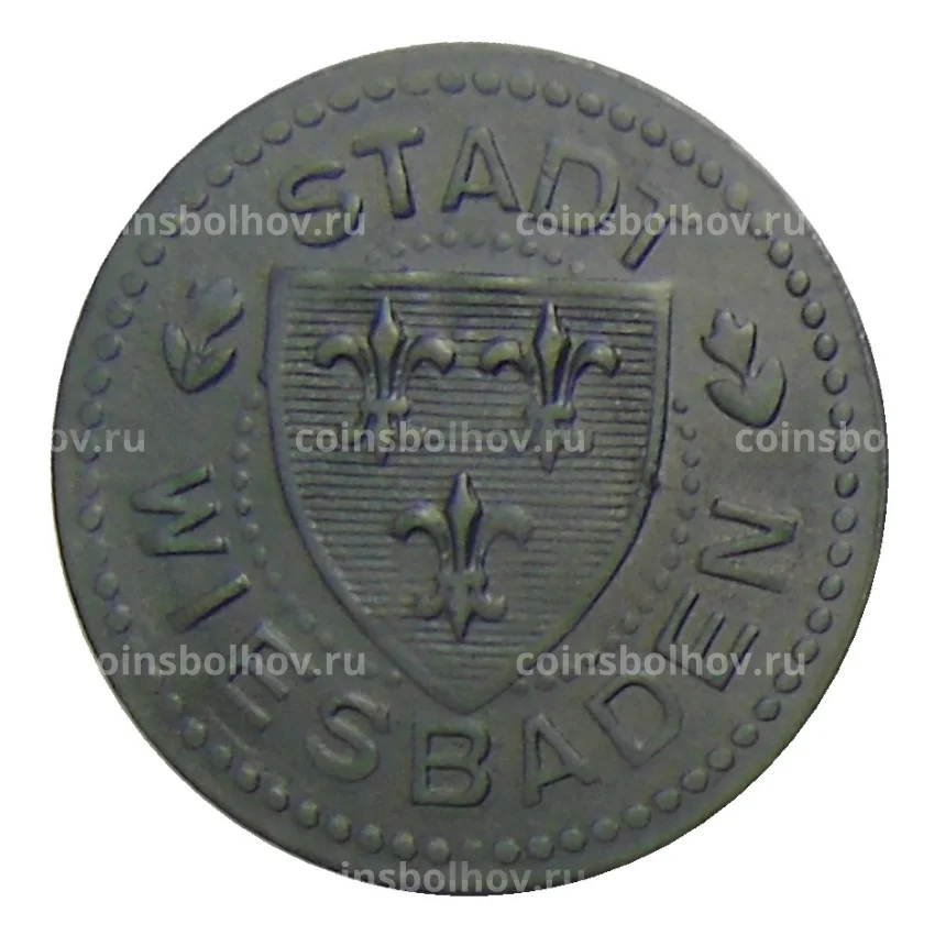 Монета 10 пфеннигов Германия — Нотгельд Висбаден