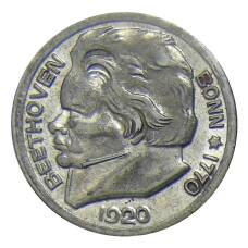 Монета 10 пфеннигов 1920 года Германия — Нотгельд Бонн (реверс)