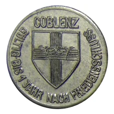 Монета 10 пфеннигов 1918 года Германия — Нотгельд Кобленц (аверс)