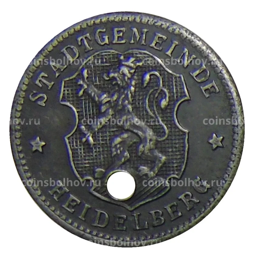 Монета 10 пфеннигов Германия — Нотгельд Гейдельберг (вид 2)