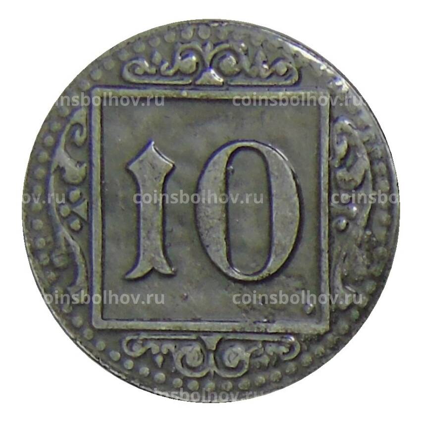 Монета 10 пфеннигов 1918 года Германия — Нотгельд Мюнстер