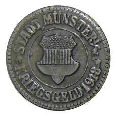 Монета 10 пфеннигов 1918 года Германия — Нотгельд Мюнстер (реверс)