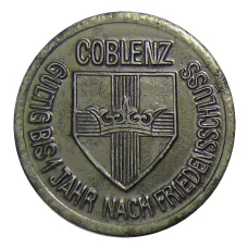 Монета 10 пфеннигов 1918 года Германия — Нотгельд Кобленц (аверс)