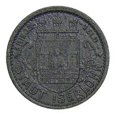 Монета 5 пфеннигов 1917 года Германия — Нотгельд Изерлон (аверс)
