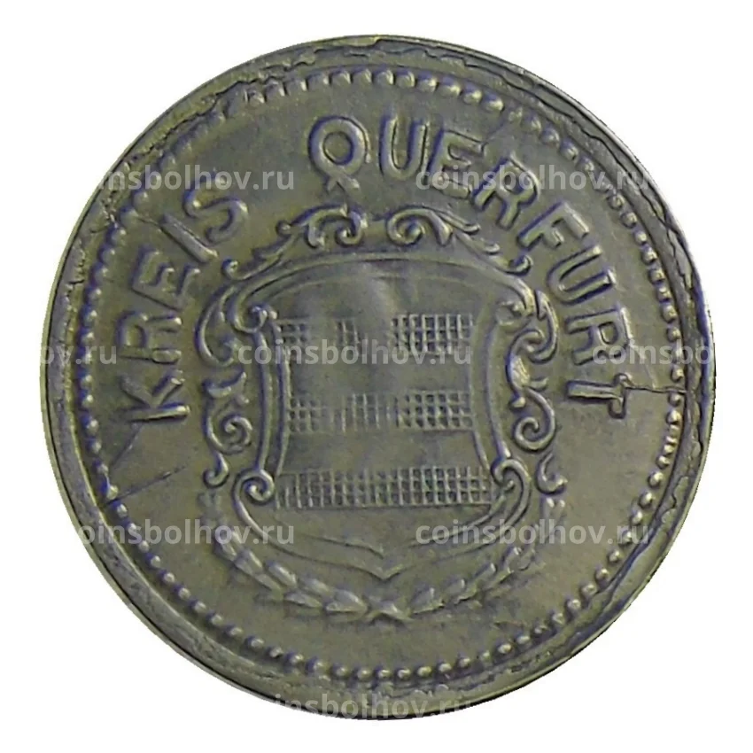 Монета 10 пфеннигов 1918 года Германия — Нотгельд Кверфурт