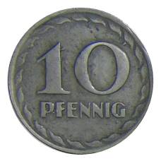 Монета 10 пфеннигов 1919 года Германия — Нотгельд Манхайм (реверс)