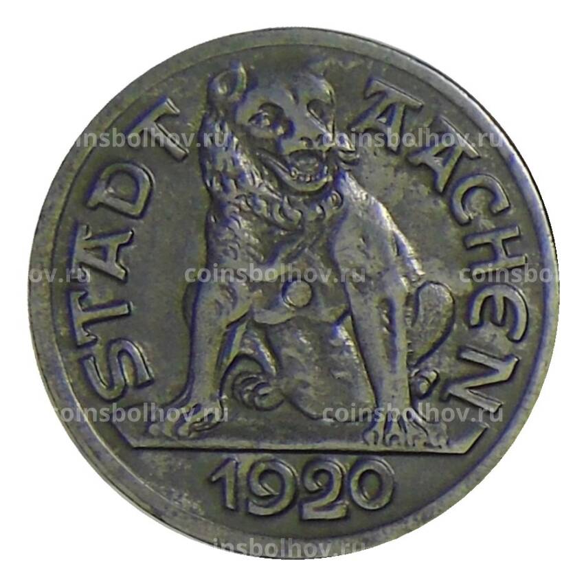 Монета 10 пфеннигов 1920 года Германия — Нотгельд Аахен