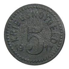 Монета 5 пфеннигов 1917 года Германия — Нотгельд Ламбрехт (реверс)
