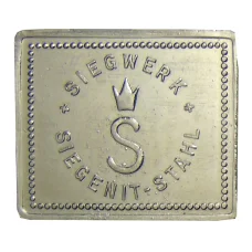 Жетон игровой компания «SIEGENIT-STAHL» (вид 2)