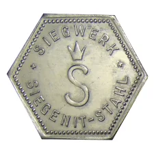Жетон игровой компания «SIEGENIT-STAHL» (вид 2)