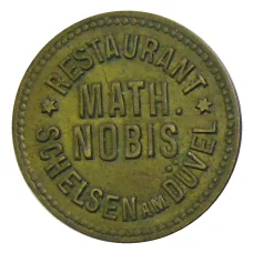 Жетон ресторан «MATH NOBIS SHELSEN ам DUVEL» Германия