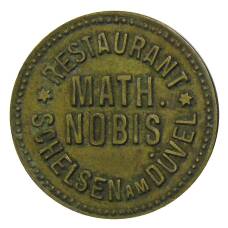 Жетон ресторан «MATH NOBIS SHELSEN ам DUVEL» Германия