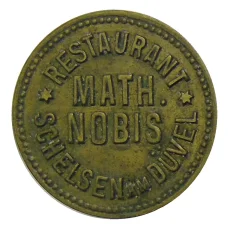 Жетон ресторан «MATH NOBIS SHELSEN ам DUVEL» Германия