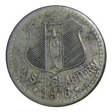 Монета 10 пфеннигов 1918 года Германия — Нотгельд Кайзерслаутерн (аверс)