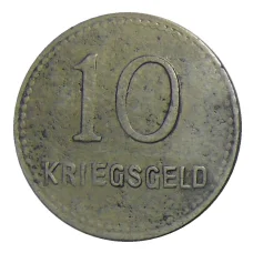 Монета 10 пфеннигов 1918 года Германия — Нотгельд Кайзерслаутерн (реверс)