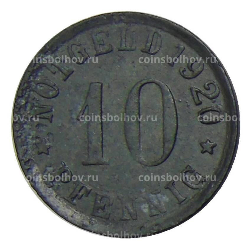 Монета 10 пфеннигов 1920 года Германия — Нотгельд Ольпе (вид 2)