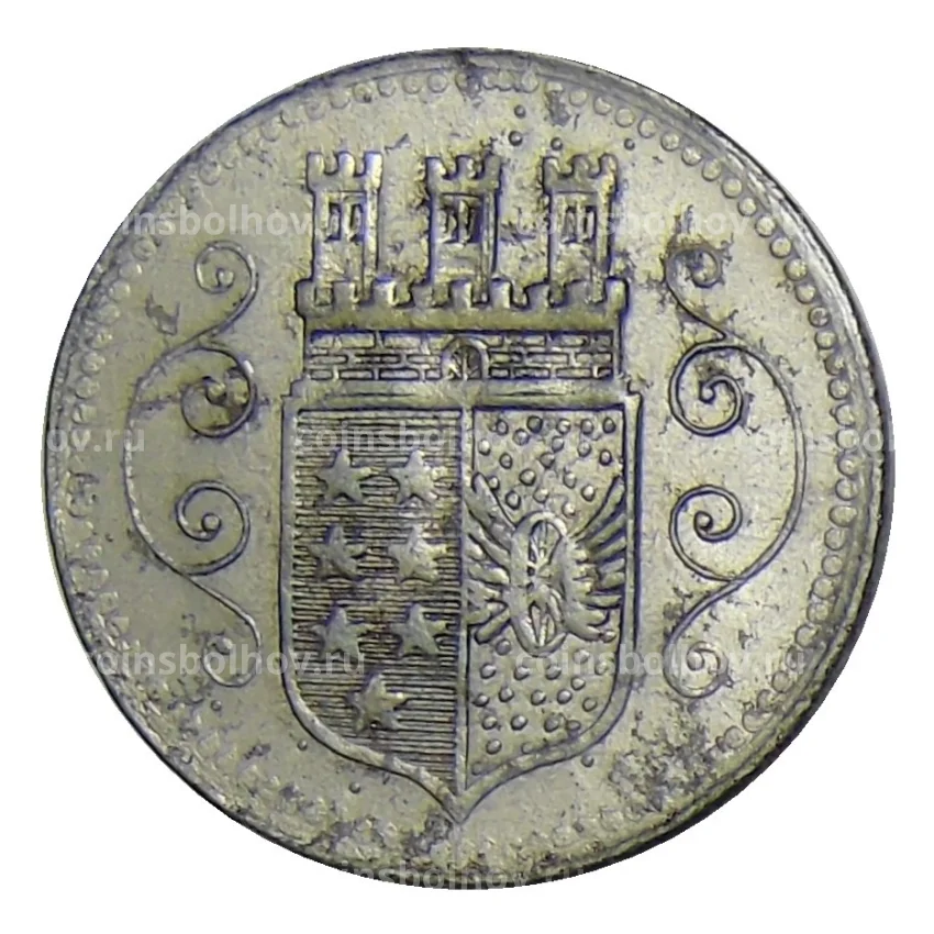 Монета 10 пфеннигов 1920 года Германия — Нотгельд Охлигс (вид 2)