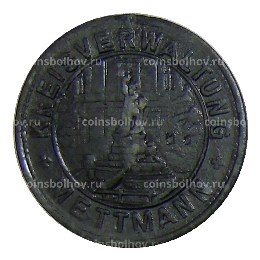 Монета 5 пфеннигов 1917 года Германия — Нотгельд Меттман