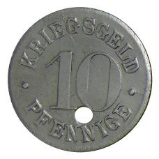 Монета 10 пфеннигов Германия — Нотгельд Гейдельберг (аверс)