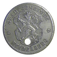 Монета 10 пфеннигов Германия — Нотгельд Гейдельберг (реверс)