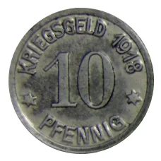 Монета 10 пфеннигов 1918 года Германия — Нотгельд Кобленц (аверс)