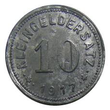 Монета 10 пфеннигов 1917 года Германия — Нотгельд Айслебен (аверс)